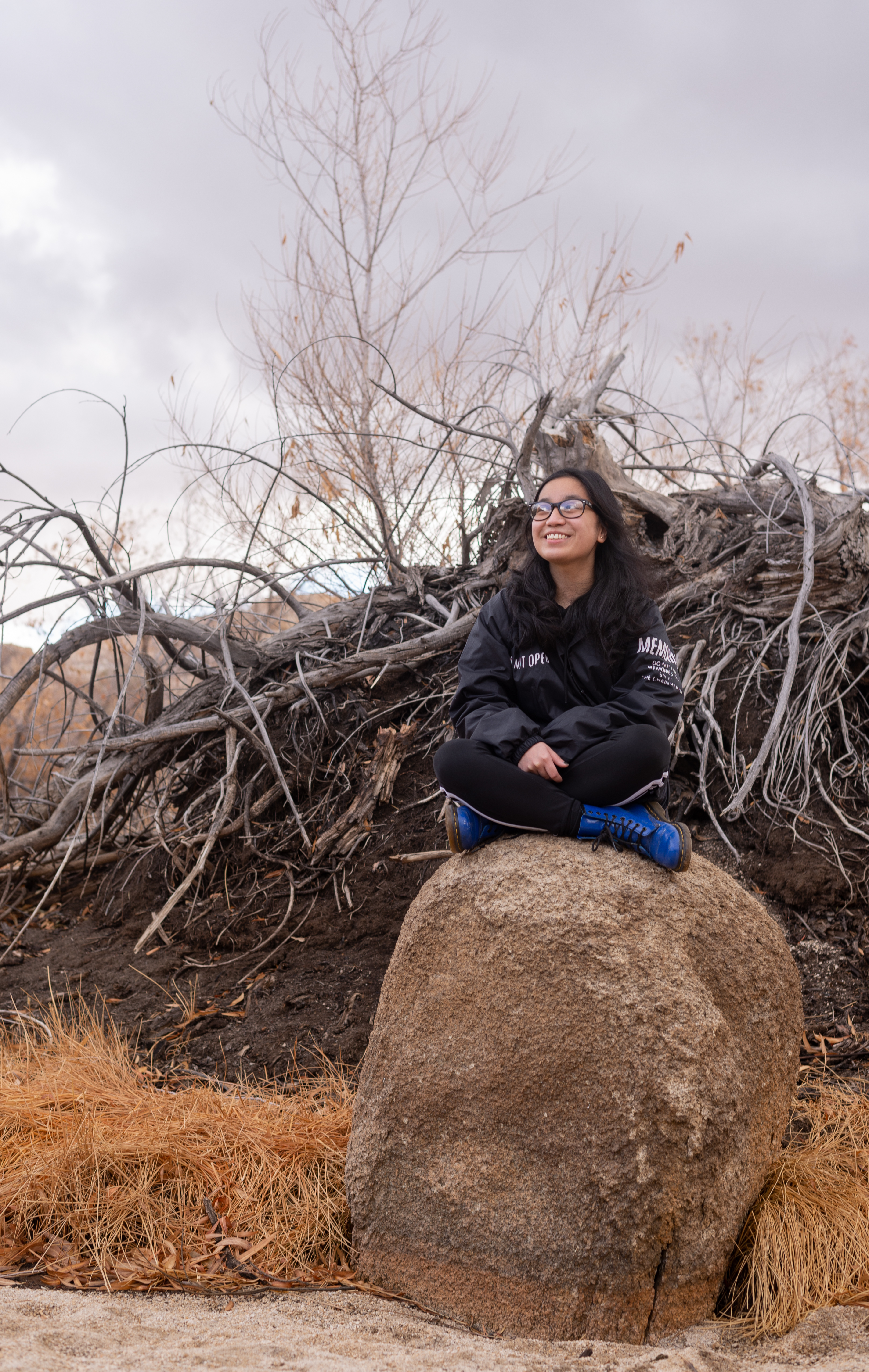 Me on a rock.